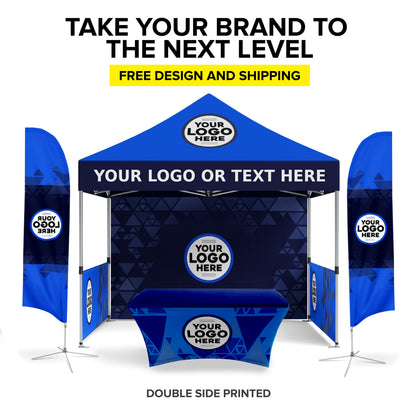 logos decagon tent Custom Canopy Tent 10x10 & 10x20