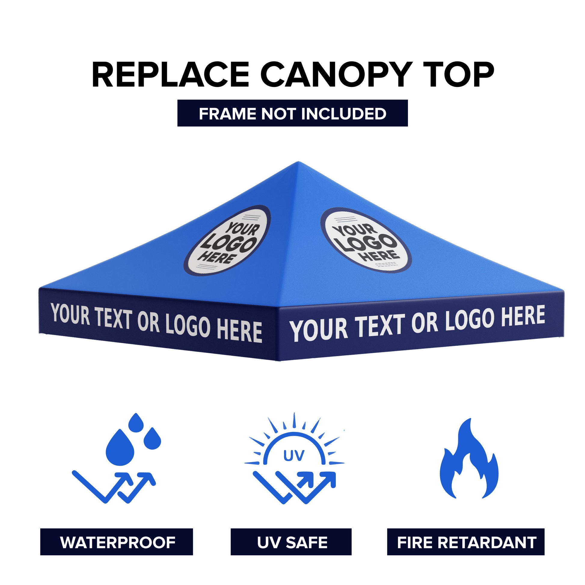 logos decagon tent Custom Canopy Tent 10x10 & 10x20